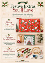 Cross Stitch Advent Calendar with 24 Daily Boxes of Needlework Supplies 2026