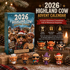 Zottelia | Highland Cow Figure Advent Calendar with 24 PVC Figures 2026