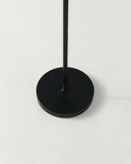 Asymmetric Design LED Floor Lamp – Modern Black & Gold, 173 cm, for Living Room