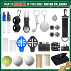 Fairlo | Golf Advent Calendar with 24 Golf Accessories for Golfers