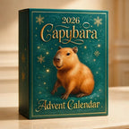 Tirello | Fillable Capybara Advent Calendar with 24 Compartments
