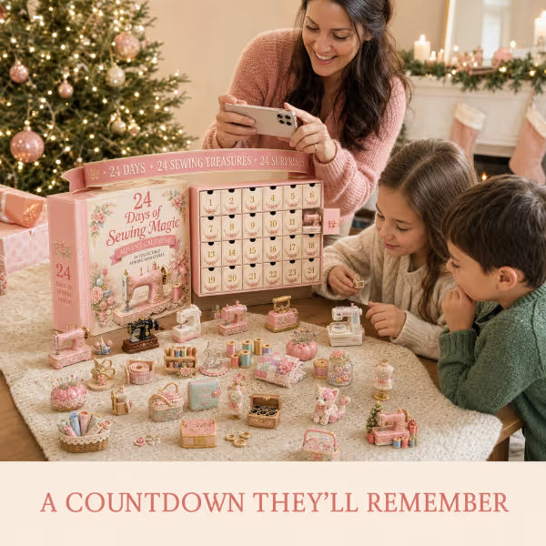 Sewing Advent Calendar with 24 Collectable Sewing Miniatures 2026