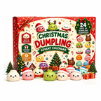 Plumora | Squishy Toy Advent Calendar for Kids with 24 Surprise Squishies