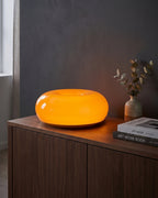 NARA Donut Glass Table Lamp – Dimmable, 3 Colour Temperatures, Bauhaus Design, Touch Control, Wall Mountable