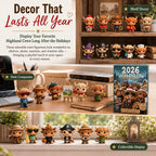 Zottelia | Highland Cow Figure Advent Calendar with 24 PVC Figures 2026