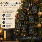 Christian Mini Book Ornament Advent Calendar with 25 Miniature Books 2026