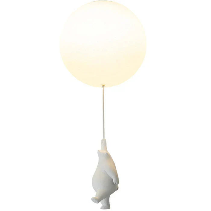Bear & Balloon Pendant Light for Kids’ Room – Playful Ceiling Light with Warm LED for Bedroom & Living Room