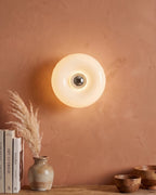 NARA Donut Glass Table Lamp – Dimmable, 3 Colour Temperatures, Bauhaus Design, Touch Control, Wall Mountable