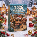 Zottelia | Highland Cow Figure Advent Calendar with 24 PVC Figures 2026
