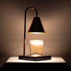 Candle Warmer Lamp with Timeless Marble Finish – Flameless Warmth