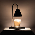 Candle Warmer Lamp with Timeless Marble Finish – Flameless Warmth