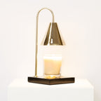 Candle Warmer Lamp with Timeless Marble Finish – Flameless Warmth