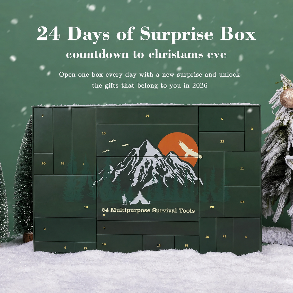 Wildaro | Survival Advent Calendar with 24 Outdoor Gear Items 2026