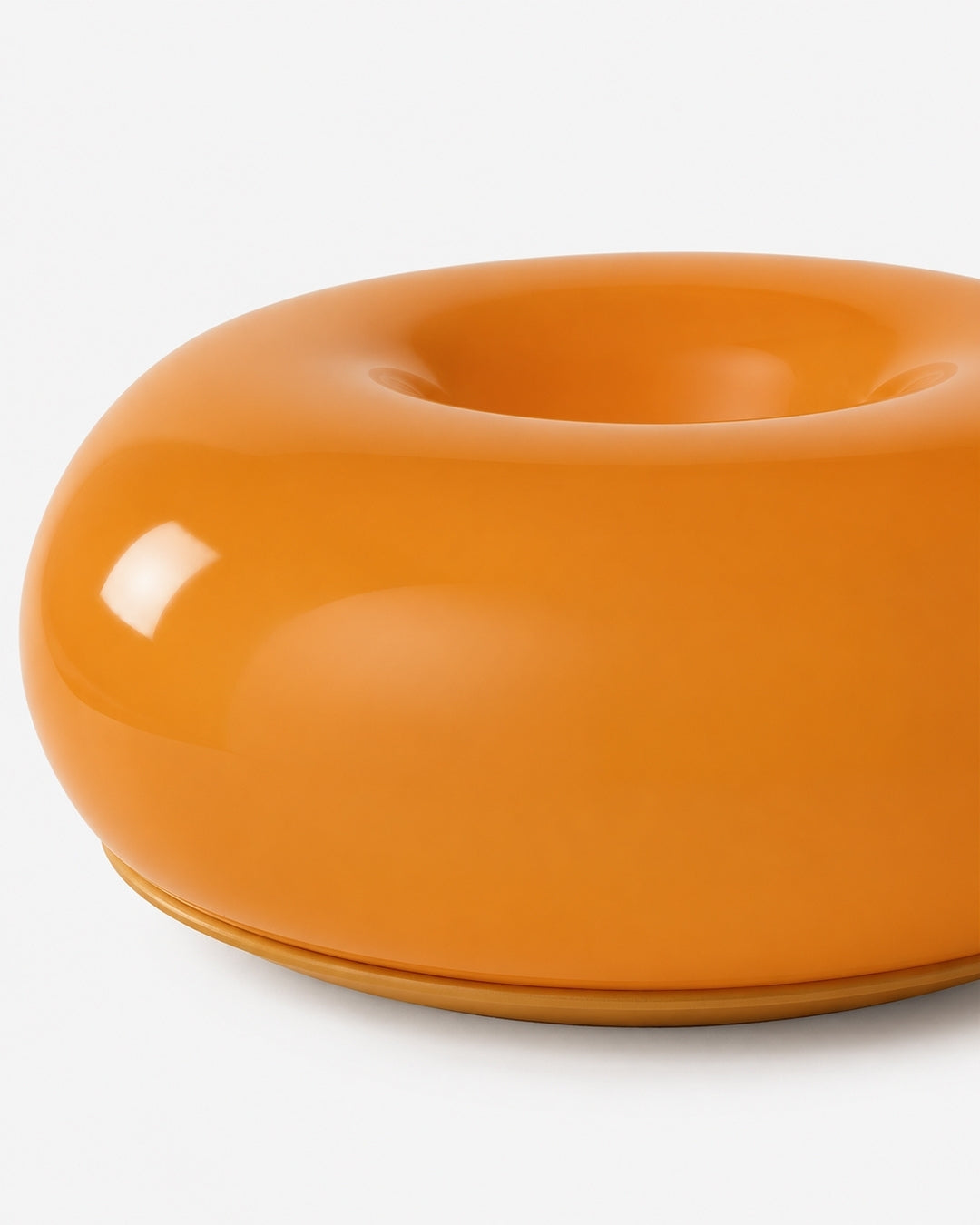 NARA Donut Glass Table Lamp – Dimmable, 3 Colour Temperatures, Bauhaus Design, Touch Control, Wall Mountable