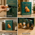 Tirello | Fillable Capybara Advent Calendar with 24 Compartments