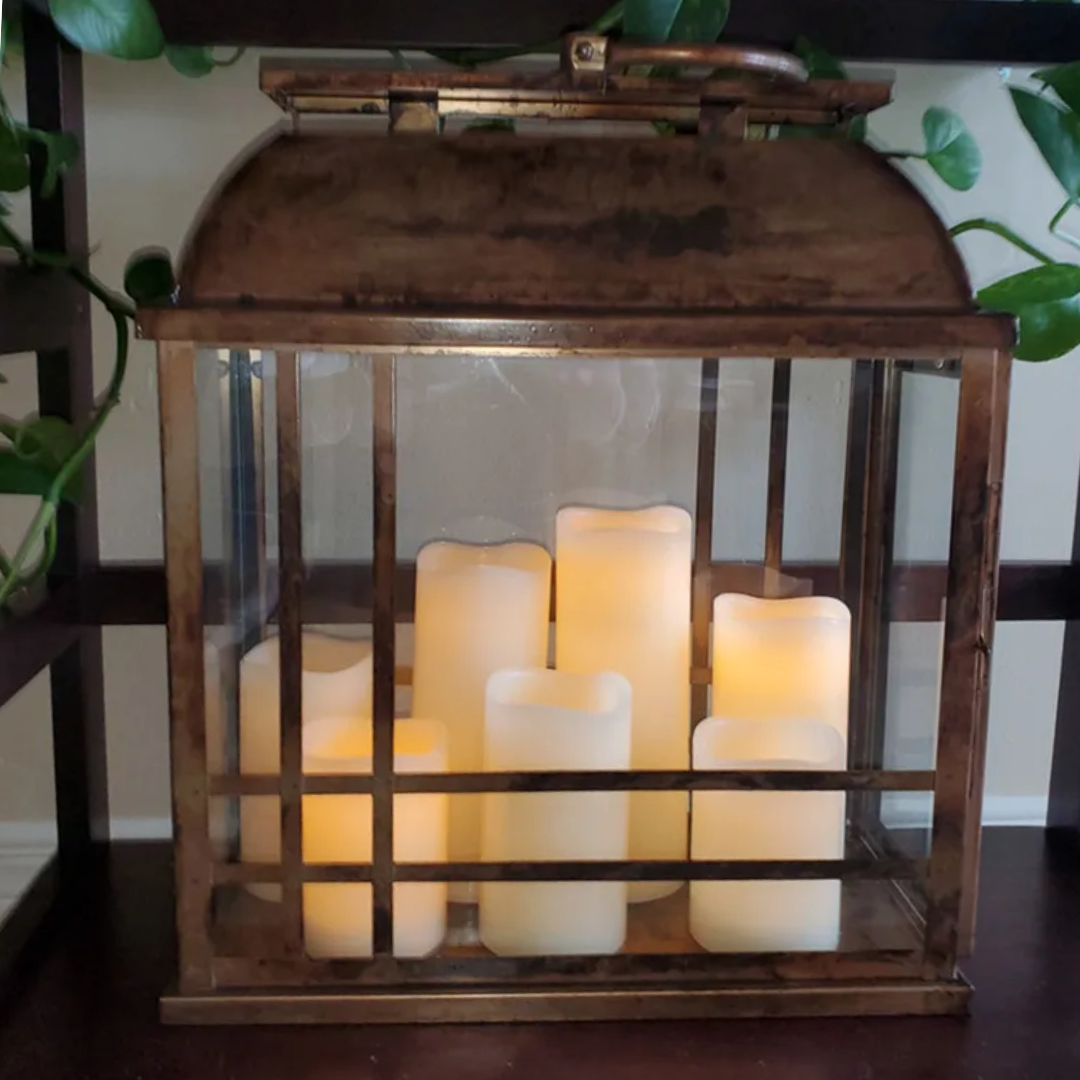Flameless LED Candles with Drip Effect – Battery-Operated Decorative Candles, Warm Mood Light for Living Room