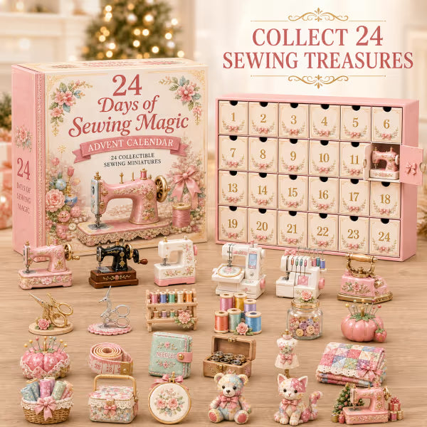Sewing Advent Calendar with 24 Collectable Sewing Miniatures 2026