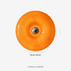 NARA Donut Glass Table Lamp – Dimmable, 3 Colour Temperatures, Bauhaus Design, Touch Control, Wall Mountable