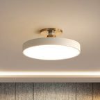 Round Nordic Acrylic LED Ceiling Light – Modern Scandinavian Semi-Flush Light for Bedroom, 30–60 cm