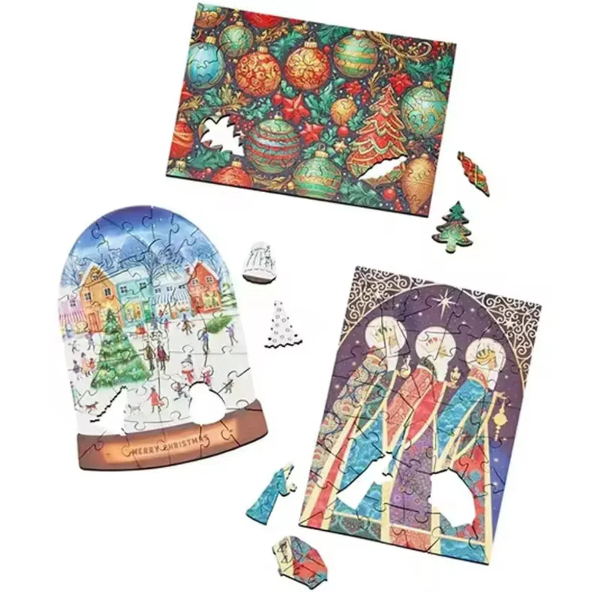 Mini Puzzle Advent Calendar with 24 Christmas Jigsaw Puzzles 2026