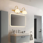 Traditional Brass LED Wall Light – Bathroom Mirror Light with 2, 3 or 4 Lights