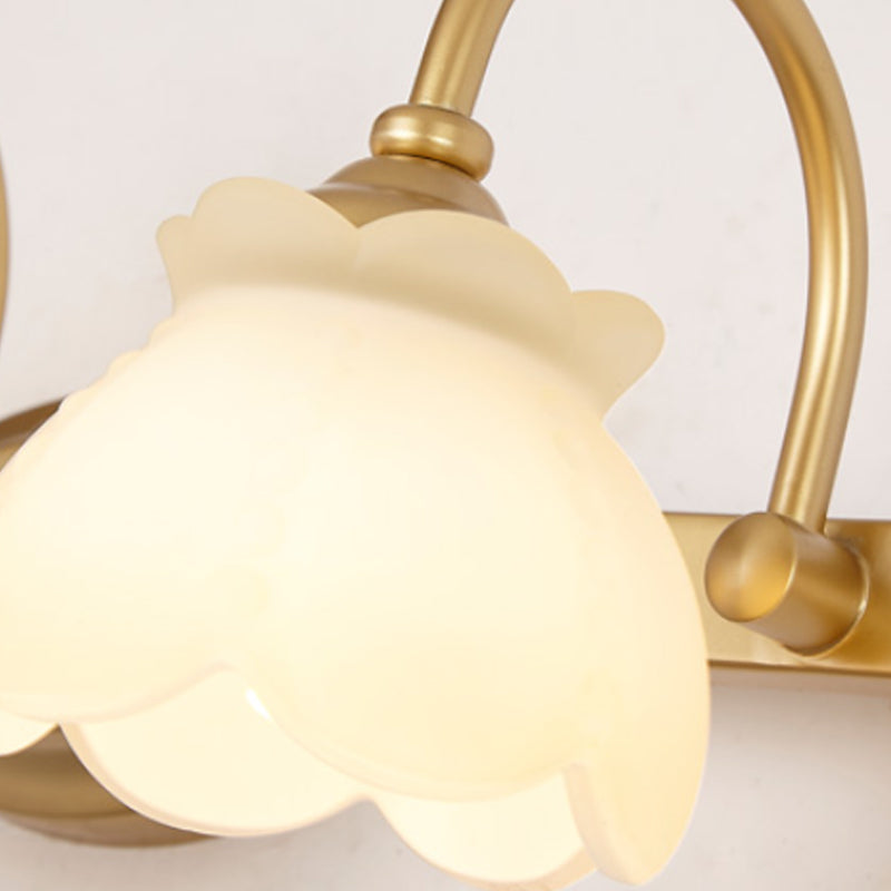 Traditional Brass LED Wall Light – Bathroom Mirror Light with 2, 3 or 4 Lights