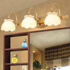 Traditional Brass LED Wall Light – Bathroom Mirror Light with 2, 3 or 4 Lights