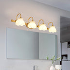 Traditional Brass LED Wall Light – Bathroom Mirror Light with 2, 3 or 4 Lights