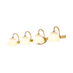 Traditional Brass LED Wall Light – Bathroom Mirror Light with 2, 3 or 4 Lights
