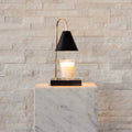 Candle Warmer Lamp with Timeless Marble Finish – Flameless Warmth