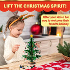 Wintavo | Christmas Tree Advent Calendar for Kids with 24 Hanging Ornaments
