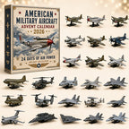 Military Aircraft Miniature Advent Calendar with 24 Model Planes 2026
