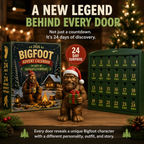 Bergolo | Bigfoot Figure Advent Calendar with 24 Collectible Figures