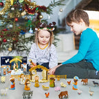 Noelino | Nativity Advent Calendar for Kids with 24 Play Figures