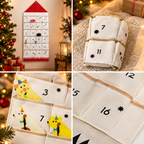 Fillora | Fillable Fabric Advent Calendar with 24 Pockets