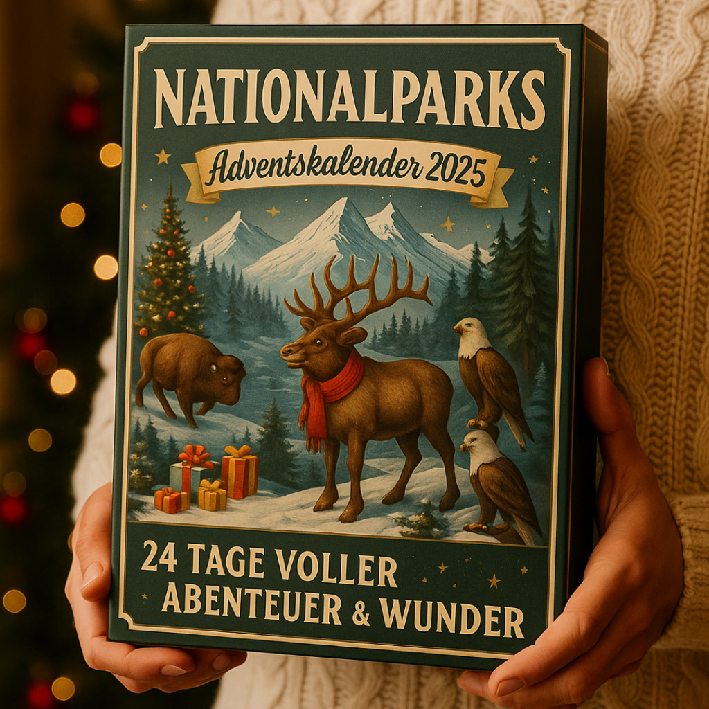 National Park Ornament Advent Calendar with 24 Hand-Painted Miniatures 2026