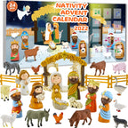 Noelino | Nativity Advent Calendar for Kids with 24 Play Figures