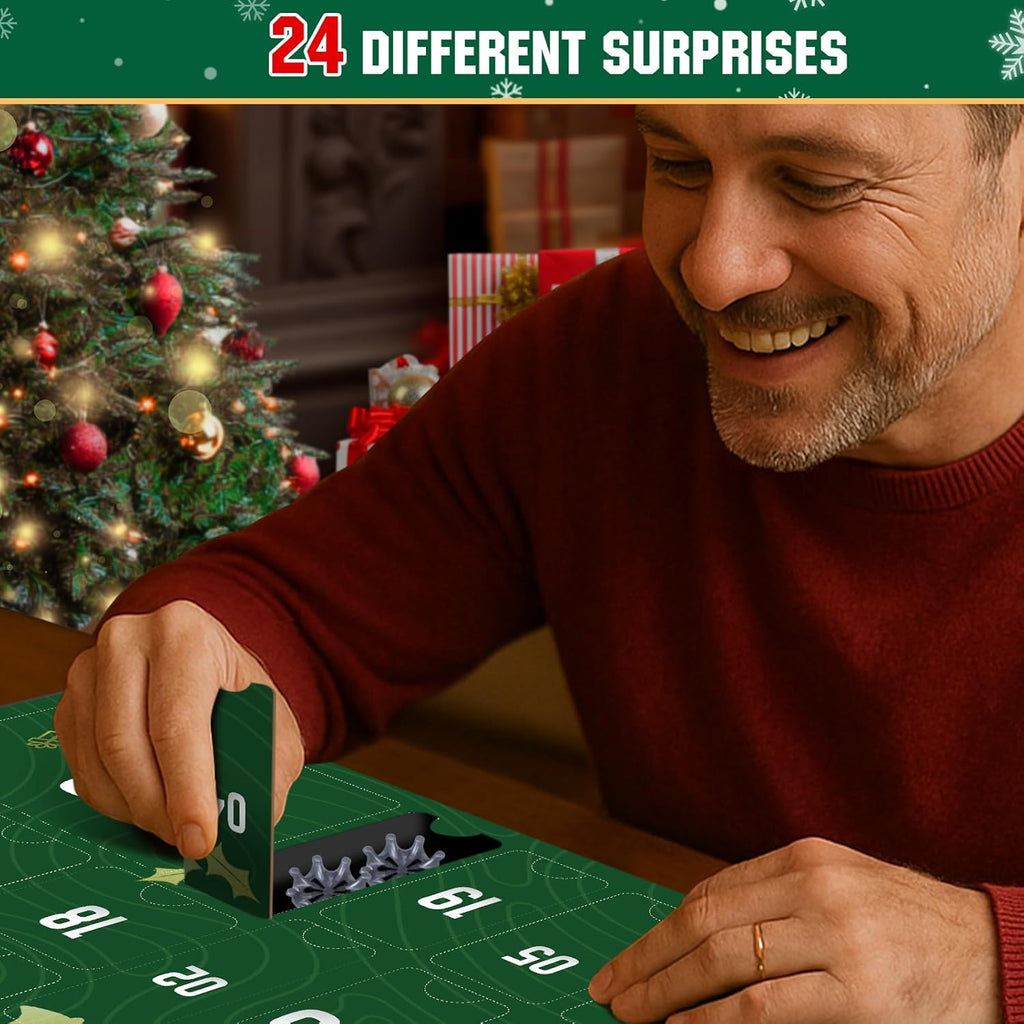 Fairlo | Golf Advent Calendar with 24 Golf Accessories for Golfers