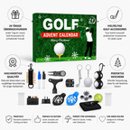 Puttora | Golf Advent Calendar with 24 Golf Accessories in Gift Box