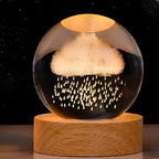 Crystal Ball Lamp with Coloured LED Lighting – Decorative Mood Light for Living Room & Bedroom