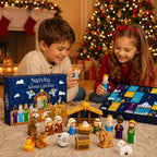 Navielle | Nativity Advent Calendar for Kids with 25 Nativity Figures