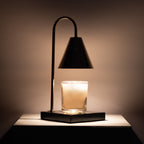 Candle Warmer Lamp with Timeless Marble Finish – Flameless Warmth