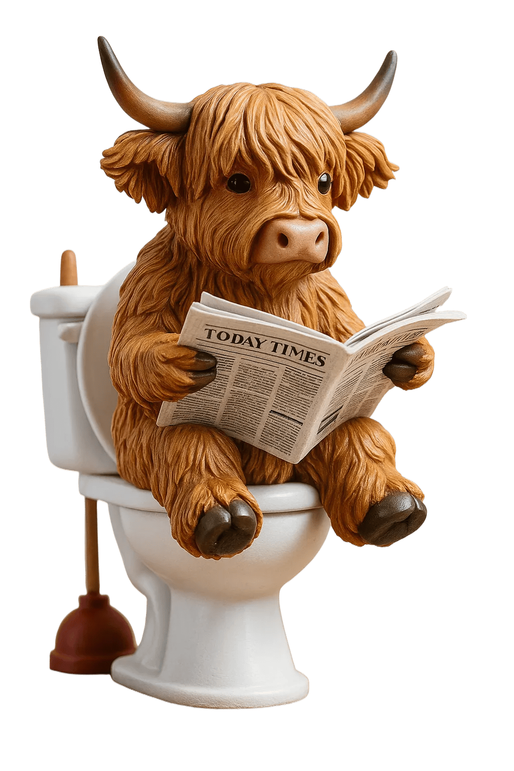 Highland Cow Advent Calendar with 24 Resin Figures 2026