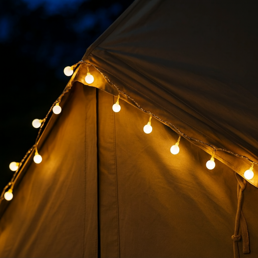 Mood String Lights with 20 LED Bulbs, 3 m – Warm White Party Lighting for Indoor & Outdoor Decoration