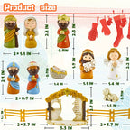 Noelino | Nativity Advent Calendar for Kids with 24 Play Figures