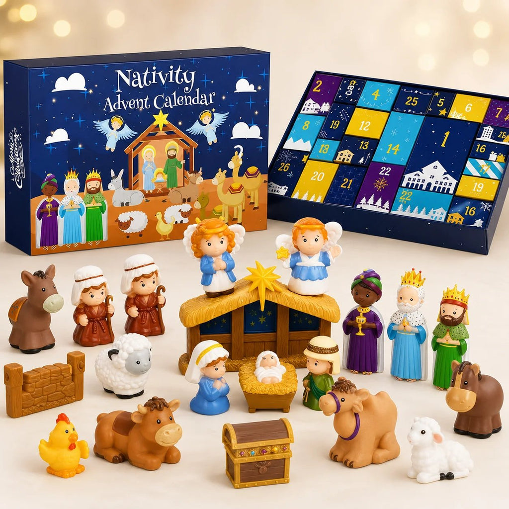 Navielle | Nativity Advent Calendar for Kids with 25 Nativity Figures