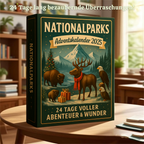 National Park Ornament Advent Calendar with 24 Hand-Painted Miniatures 2026