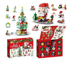 Bauleno | Building Block Advent Calendar for Kids with 12 Blocks for a Christmas Tree