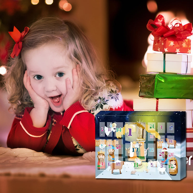 Noelino | Nativity Advent Calendar for Kids with 24 Play Figures