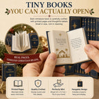 Christian Mini Book Ornament Advent Calendar with 25 Miniature Books 2026